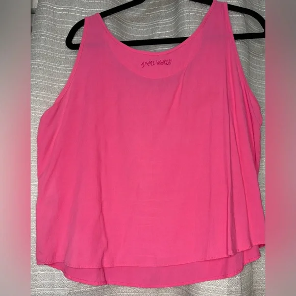 Jams World Vibrant Pink Tank Top & pants Set (Vintage) - Picture 4 of 8